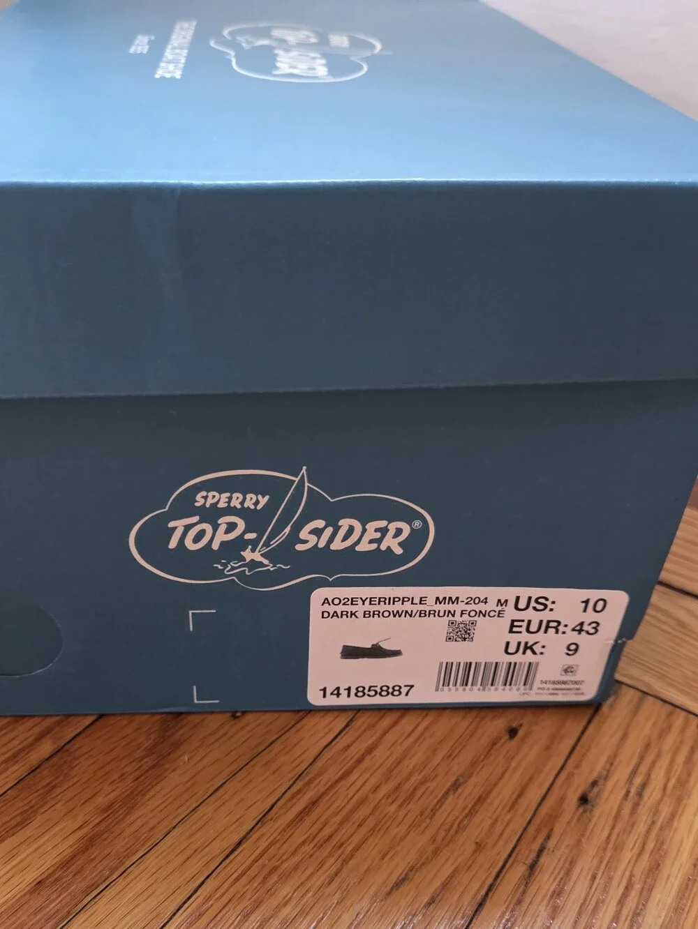 New Sperry Top-Sider Authentic Original™ 2-Eye Ripple Lug Boat Shoe Men's 10